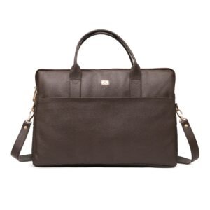 Slim Laptop Bag - Chocolate