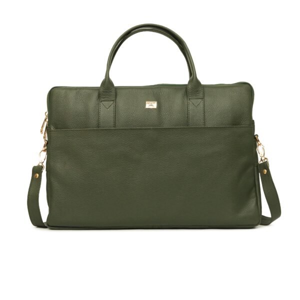 Slim Laptop Bag - Green